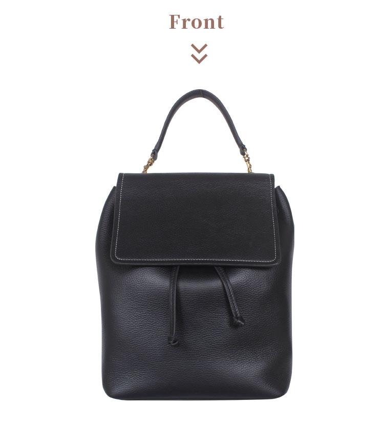 Discover the Versatile Black Leather Backpack for Style